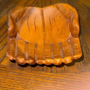 Wooden Hand-Shaped Decorative Bowl
